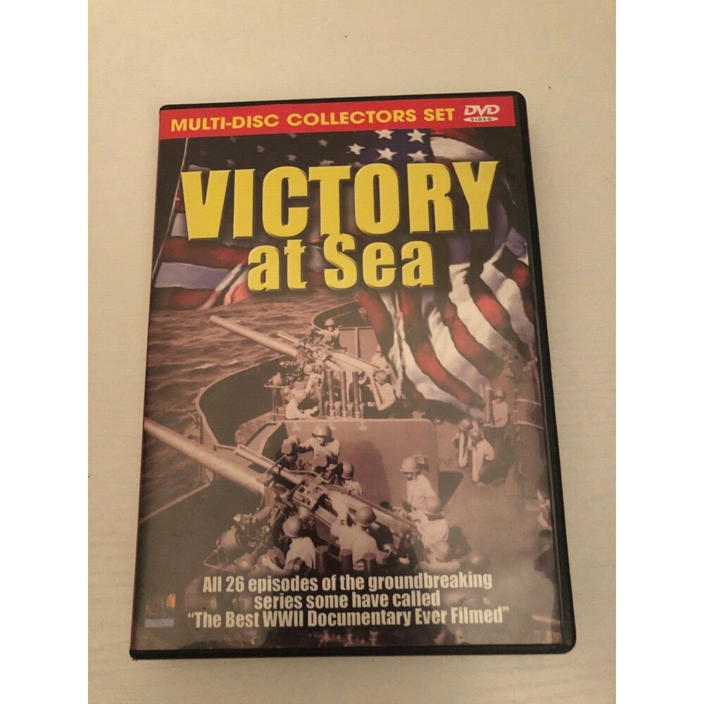 Victory at Sea (DVD, 2005, 3-Disc) Multi-Disc Collectors Set 26 Episodes WWII